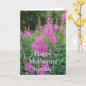 Fireweed Karte (Gelbe Blume)