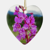 Fireweed-Nahaufnahme; Yukon-Territorium, Kanada Keramikornament (Rechts)