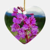 Fireweed-Nahaufnahme; Yukon-Territorium, Kanada Keramikornament (Hinten)