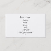 Fireweed-Paare Visitenkarte (Rückseite)