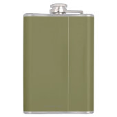 Fireweed u. Berge - Denali Nationalpark, Flachmann (Rückseite)