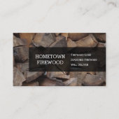 Firewood Business Cards Visitenkarte (Vorderseite)