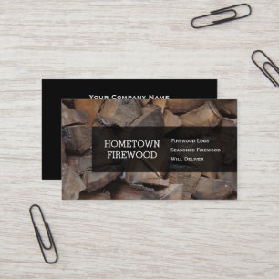 Firewood Business Cards Visitenkarte