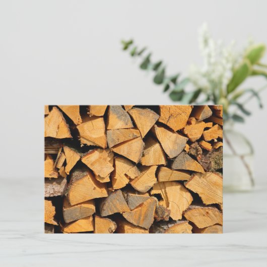 Firewood-Karte (Stehend Vorderseite)