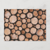 Firewood Logs      Postkarte (Rückseite)