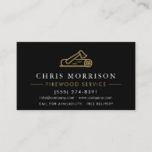 Firewood QR Code Visitenkarte (Vorderseite)