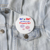 Firework American Gender Reveal Button (Beispiel)