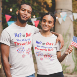 Firework American Gender Reveal T-Shirt