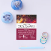 Firework-Anzeige, Party-Event-Plannerwerbung Flyer (Einzeln)