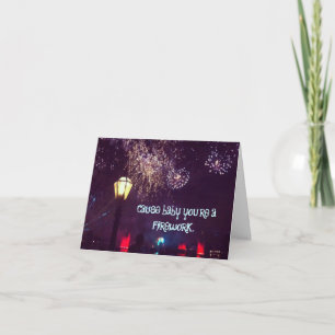 Firework Card Karte