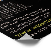 Firework Display, Fireworks Sales Advertising Poster (Ecke)