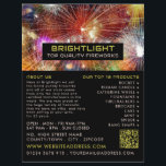 Firework Display, Fireworks Sales Flyer<br><div class="desc">Firework Display,  Fireworks Sales Advertising Flyer durch den Business Card Store.</div>