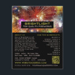 Firework Display, Fireworks Sales Flyer<br><div class="desc">Firework Display,  Fireworks Sales Advertising Flyer durch den Business Card Store.</div>