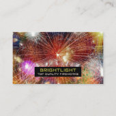 Firework Display, Fireworks Sales Visitenkarte (Vorderseite)