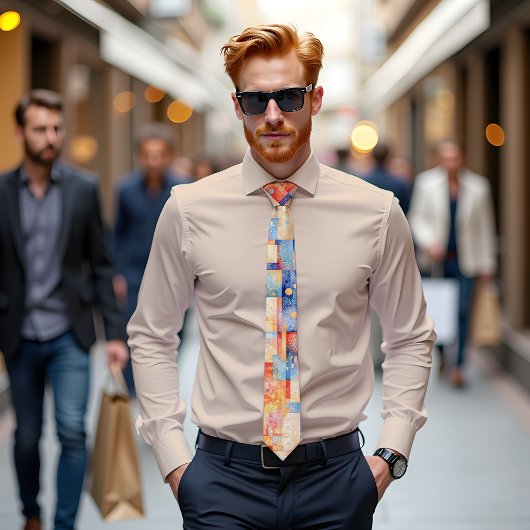 Firework Fantasy Abstrakt Art Krawatte