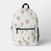 Firework Palms Bedruckter Rucksack (Vorderseite)