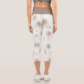 Firework Palms Capri Leggings (Rückseite)