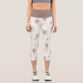 Firework Palms Capri Leggings (Vorderseite)
