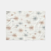 Firework Palms Fleecedecke (Vorderseite (Horizontal))