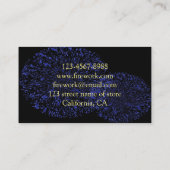 Firework-Party Visitenkarte (Rückseite)