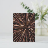Firework Postkarte (Stehend Vorderseite)