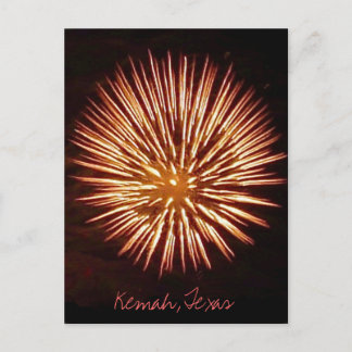 Fireworks1c-Postkarte - kundenspezifisch Postkarte