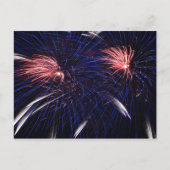 Fireworks #1 postkarte (Vorderseite)