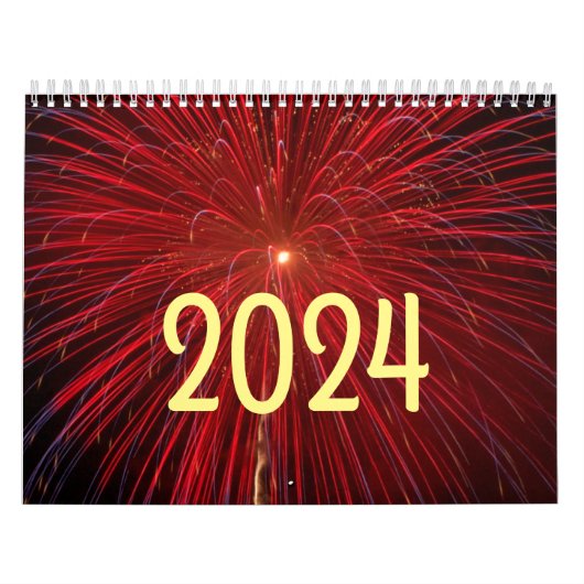 Fireworks 2024 Calendar Kalender (Titelbild)
