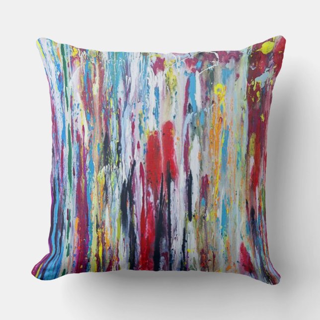 Fireworks 20 x 20 Poly Throw Kissen (Vorderseite)