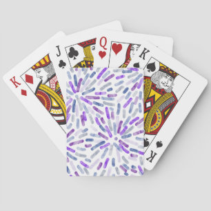 Fireworks Abstract Butch Lesbian Pride Flag Purple Spielkarten