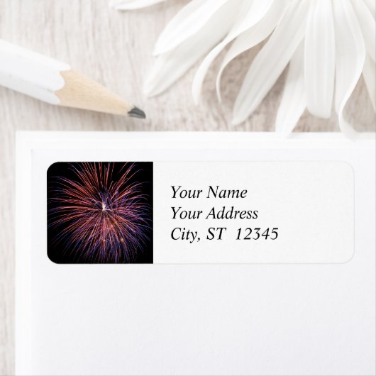 Fireworks Address Label (Insitu)
