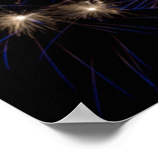 Fireworks Art: "Griffin" Originale digitale Kunst Poster (Ecke)