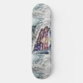 Fireworks Background II Skateboard (Vorderseite)