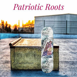 Fireworks Background II Skateboard