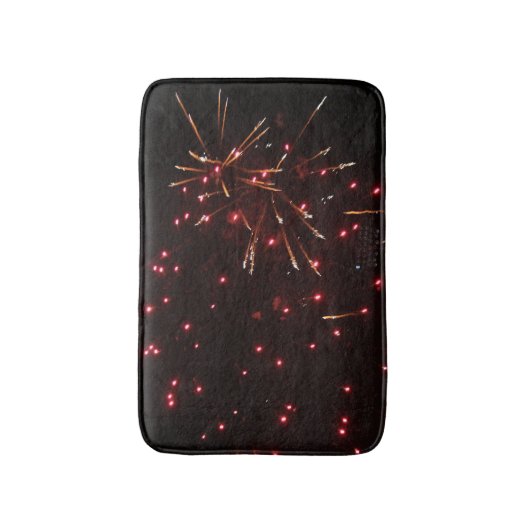 Fireworks Bath Mat Badematte (Vorderseite Vertikal)