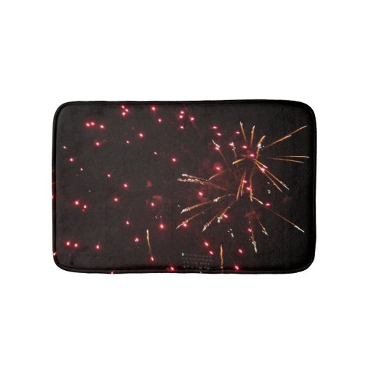 Fireworks Bath Mat Badematte (Vorderseite)