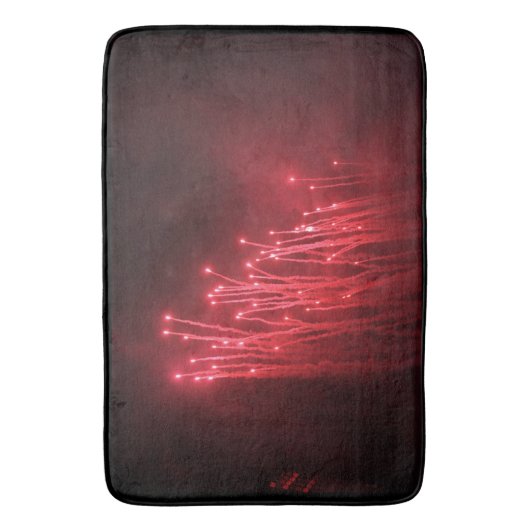 Fireworks Bath Mat Badematte (Vorderseite Vertikal)