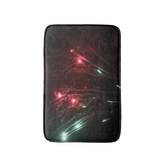 Fireworks Bath Mat Badematte (Vorderseite Vertikal)