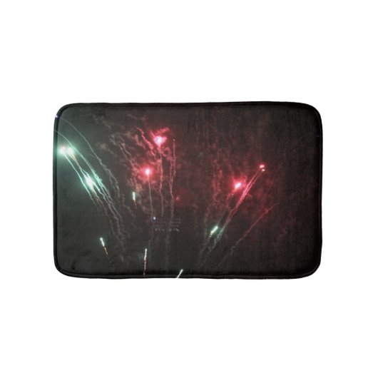 Fireworks Bath Mat Badematte (Vorderseite)
