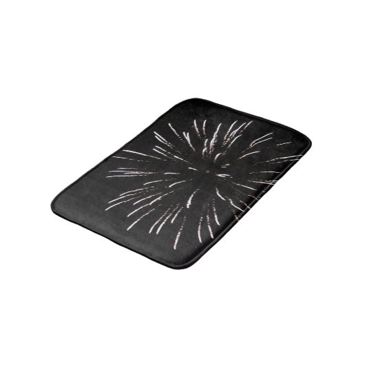 Fireworks Bath Mat Badematte (Schrägansicht)