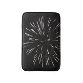 Fireworks Bath Mat Badematte (Vorderseite Vertikal)