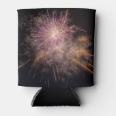 Fireworks benutzerdefinierte Monogramm kann Kühler Dosenkühler (Vorderseite)