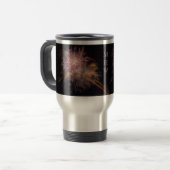 Fireworks benutzerdefinierte Monogramm-Tasse Reisebecher (Vorderseite Links)