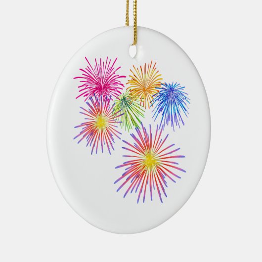 Fireworks Big Party Celebration Firecracker Keramik Ornament (Rechts)