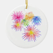 Fireworks Big Party Celebration Firecracker Keramik Ornament (Vorne)