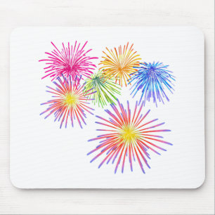 Fireworks Big Party Celebration Firecracker Mousepad