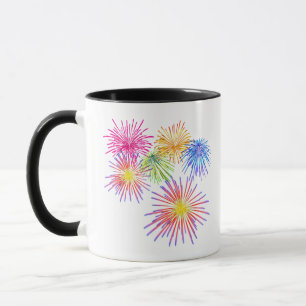 Fireworks Big Party Celebration Firecracker Tasse