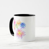 Fireworks Big Party Celebration Firecracker Tasse (Vorderseite Links)