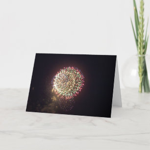Fireworks Birthday Card Karte