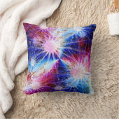 Fireworks Blue Kissen (Decke)